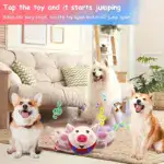 Rechargeable Interactive Pet Toy Ball for Bouncing & Squeaking, Washable Design – gallery image 9