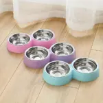 Stainless Steel Double Pet Bowl for Feeding with Removable Inserts – gallery image 9