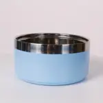 Non-Slip Stainless Steel Pet Bowl for Feeding Cats and Dogs, Round Design – gallery image 2