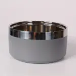 Non-Slip Stainless Steel Pet Bowl for Feeding Cats and Dogs, Round Design – main image