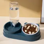3-in-1 Pet Feeder and Automatic Water Dispenser for Cat and Dog Feeding with Non-Slip Tilted Bowl – gallery image 18