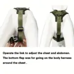 Adjustable No-Pull Dog Harness for Walking & Jogging with Reflective Accents and Control Handle – gallery image 9